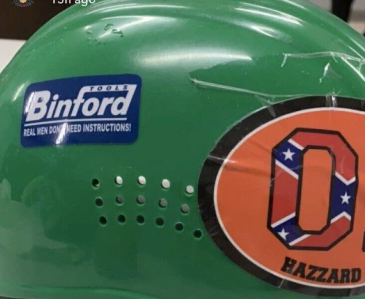 BINFORD HARD SMALL 2″ HARD HAT BUMP CAP BINFORD TOOLS Blue Sticker High Quality