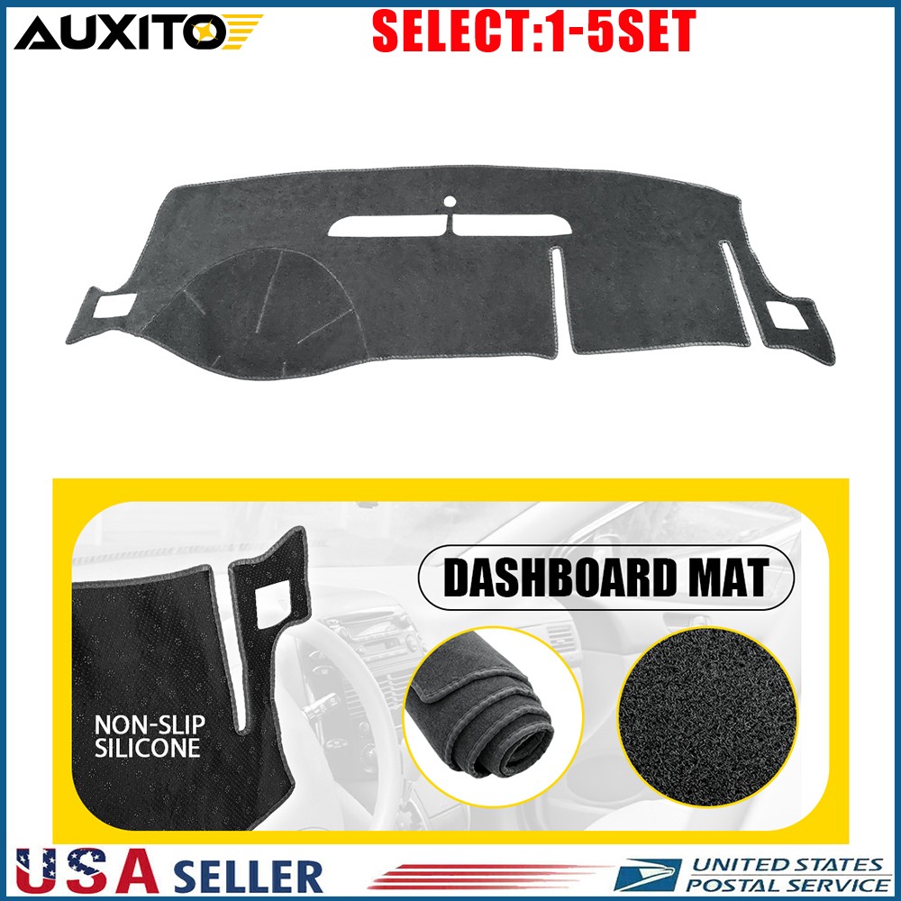 DashMat Dashboard Mat Cover Pad Gray for 2007-2013 Chevy Silverado 1500 1-5X