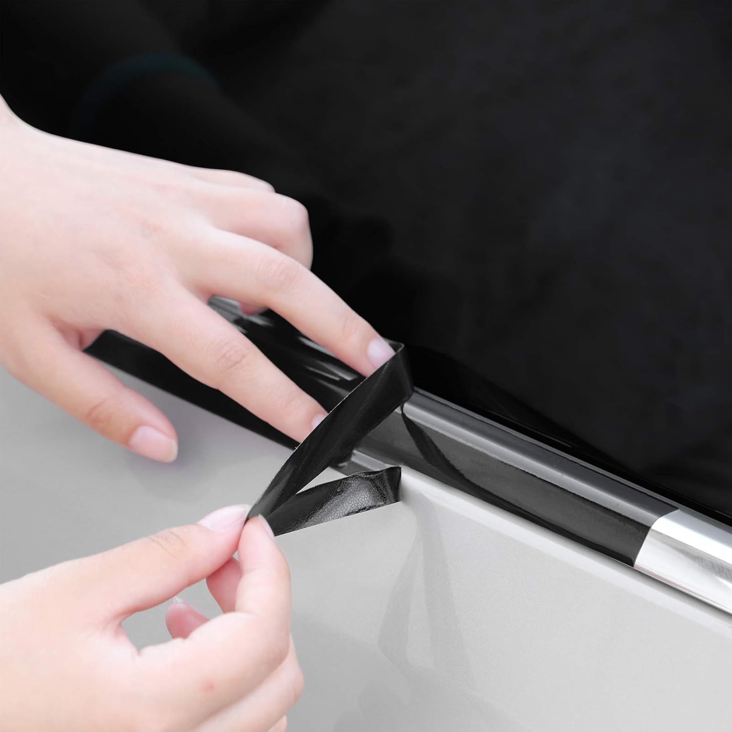 2″x30′ High Gloss Black Vinyl Wrap for Chrome Delete – Protect Your Car’s Finish