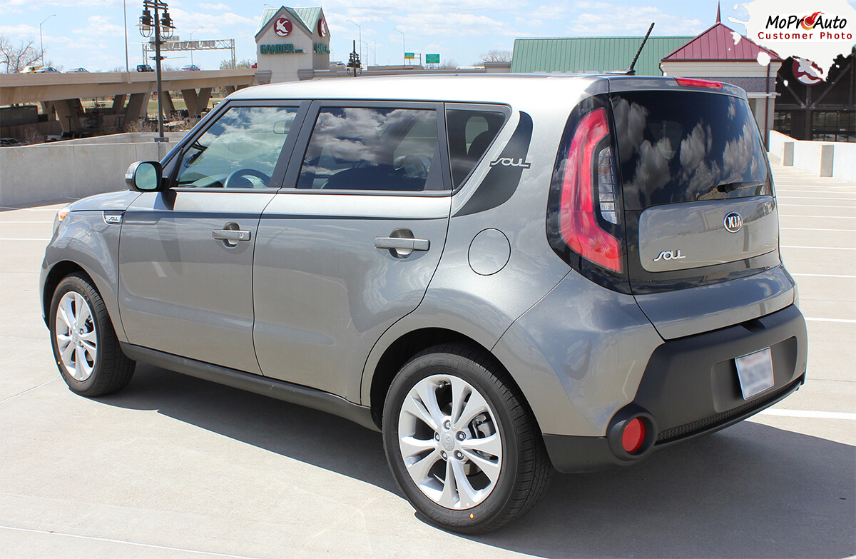Fits 2014-2019 KIA SOUL Patch 3M Pro Vinyl Graphics Stripes Decal Hood Body Side