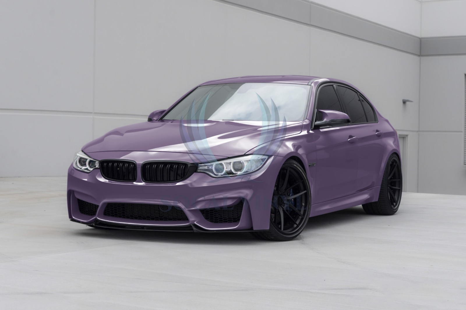 ESSMO PET Super Gloss Negroni Purple Vehicle Vinyl Wrap Decal Sheet Like Paint