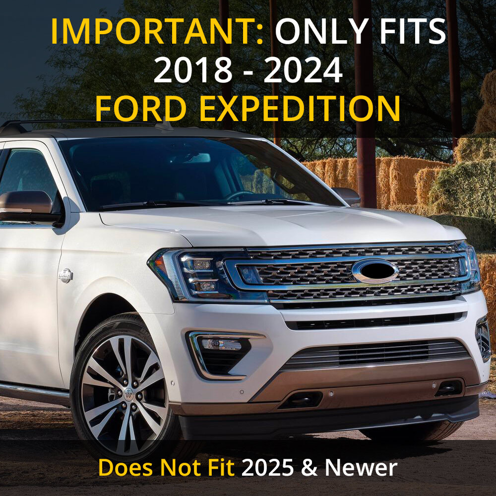 2018-2025 Ford Expedition Emblem Overlay Insert Decals (Set of 2)
