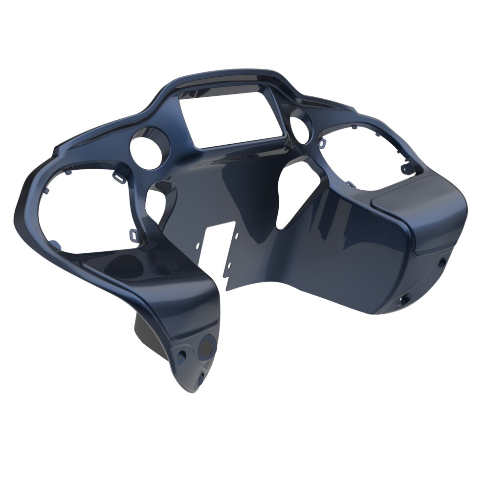 Midnight Blue Inner Fairing Glove Box Doors For Harley Road Glide FLTRX 15+
