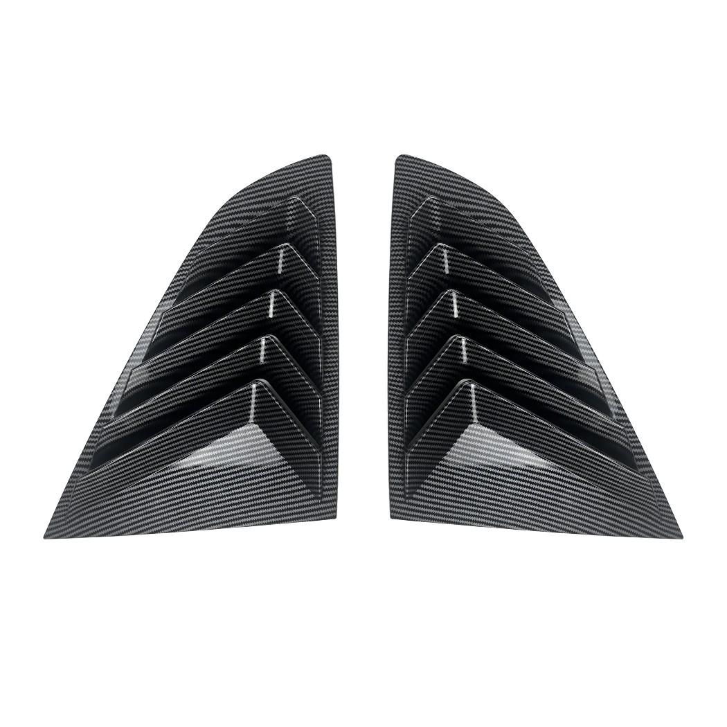 Rear Window Quarter Glass Duct Louver Vent Covers For BMW 2-Sereis F44 2020-2023