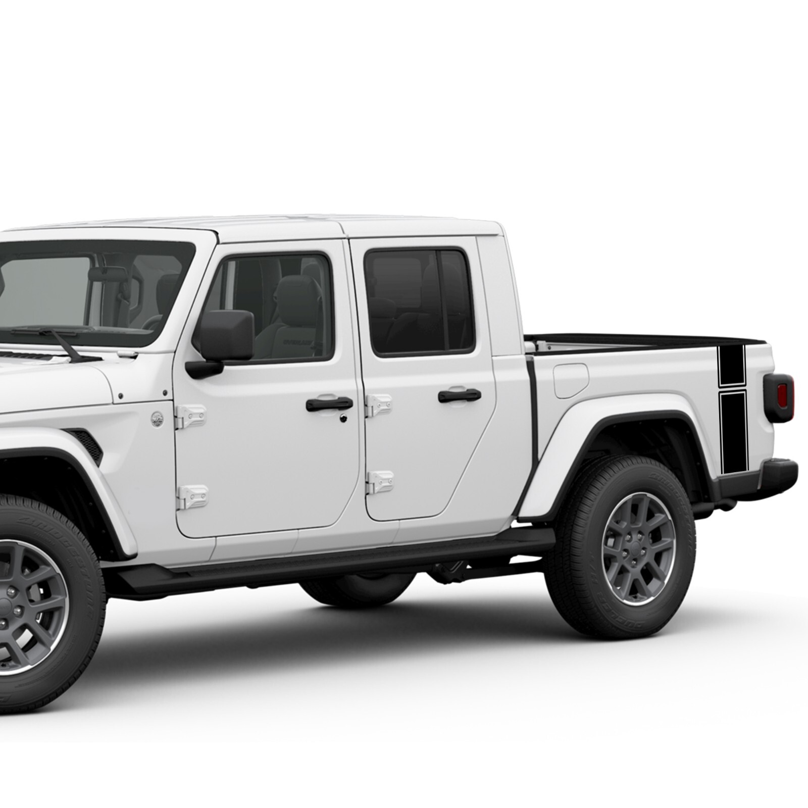 Bed stripes graphics stickers decal compatible with Jeep Gladiator