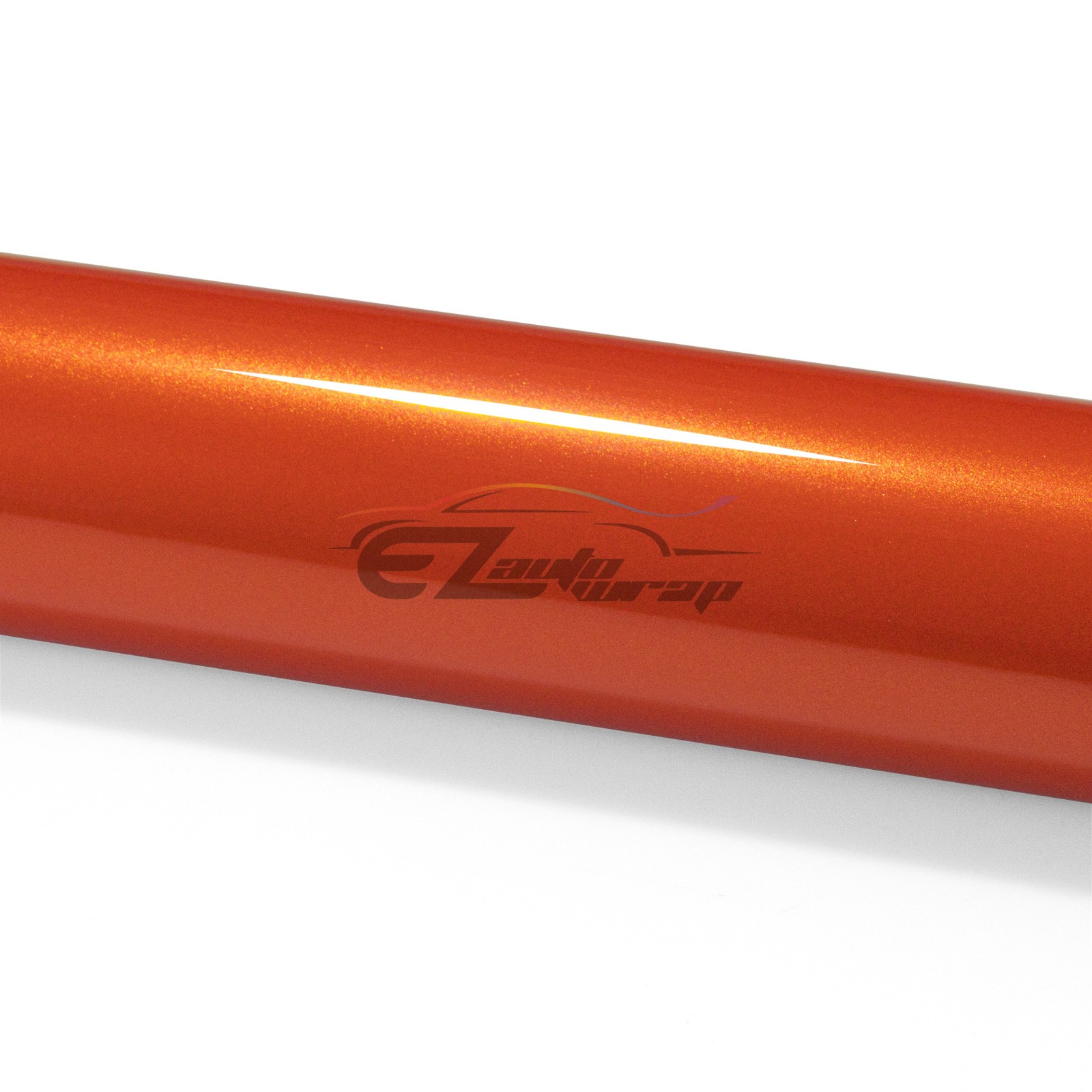 Premium Super Gloss Metallic Orange Vinyl Car Wrap Sticker Decal Sheet Film DIY