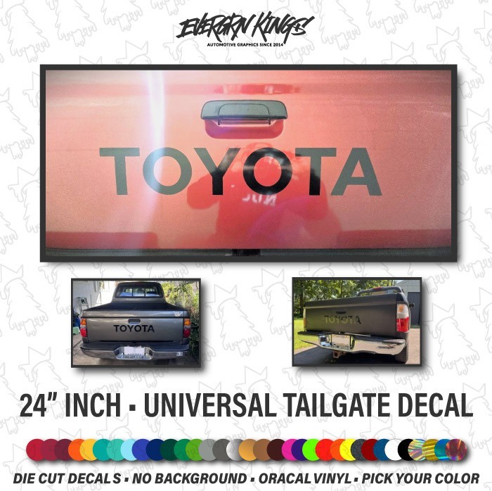 24 INCH TAILGATE DECAL for TOYOTA TRUCK Tacoma Decal Sticker Graphic PICK COLOR