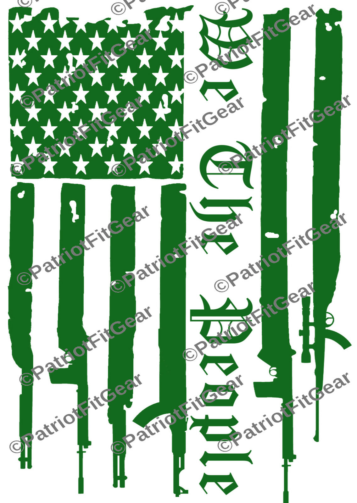Gun Flag,We The People,2nd Amendment,Molon Labe,Gun Rights,Custom Vinyl Decal