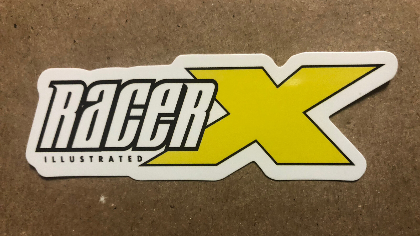 Racer X sticker/decal. 3”x1”. Free Ship W/Tracking Self Adhesive Glossy Finish