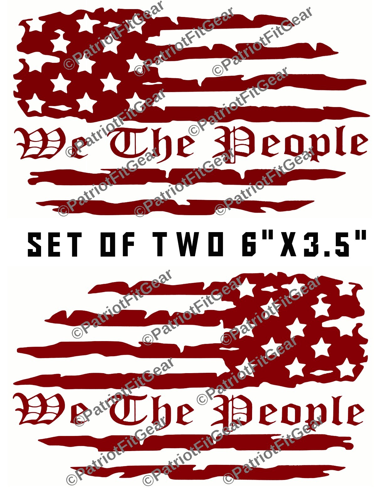 We The People,Set Of 2,Dont Tread On Me,Liberty Or Death,Molon Labe,Vinyl Decal