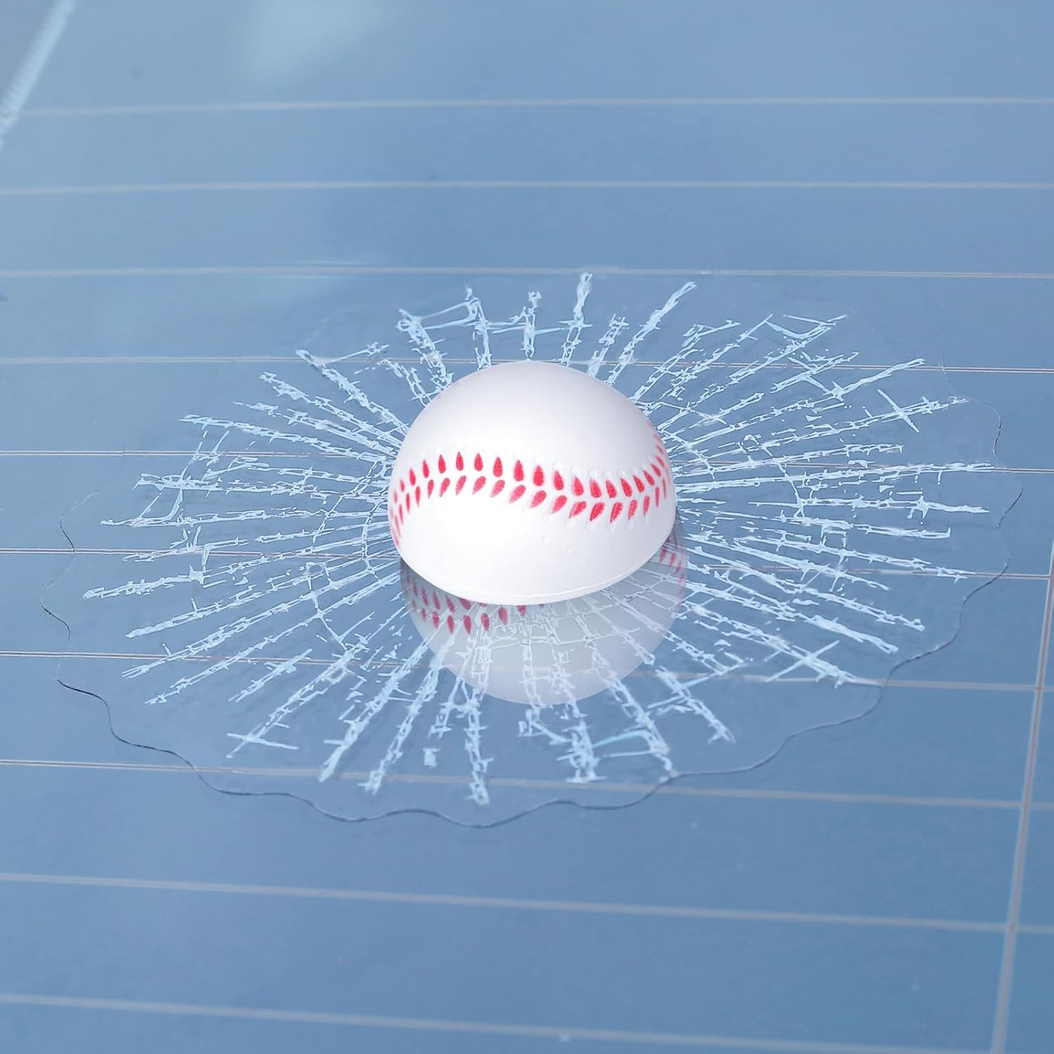 Durable Funny Baseball 3D Car Sticker – Waterproof & Easy to Apply