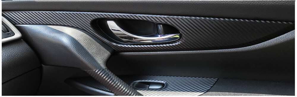 60″x12″ Waterproof Texture Carbon Fiber Pattern Car Wrap Sheet DIY Film Sticker