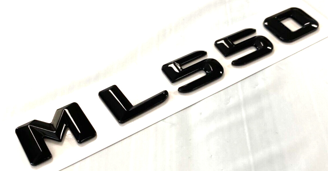 GLOSS BLACK ML550 FOR MERCEDES ML550 REAR TRUNK EMBLEM BADGE NAMEPLATE