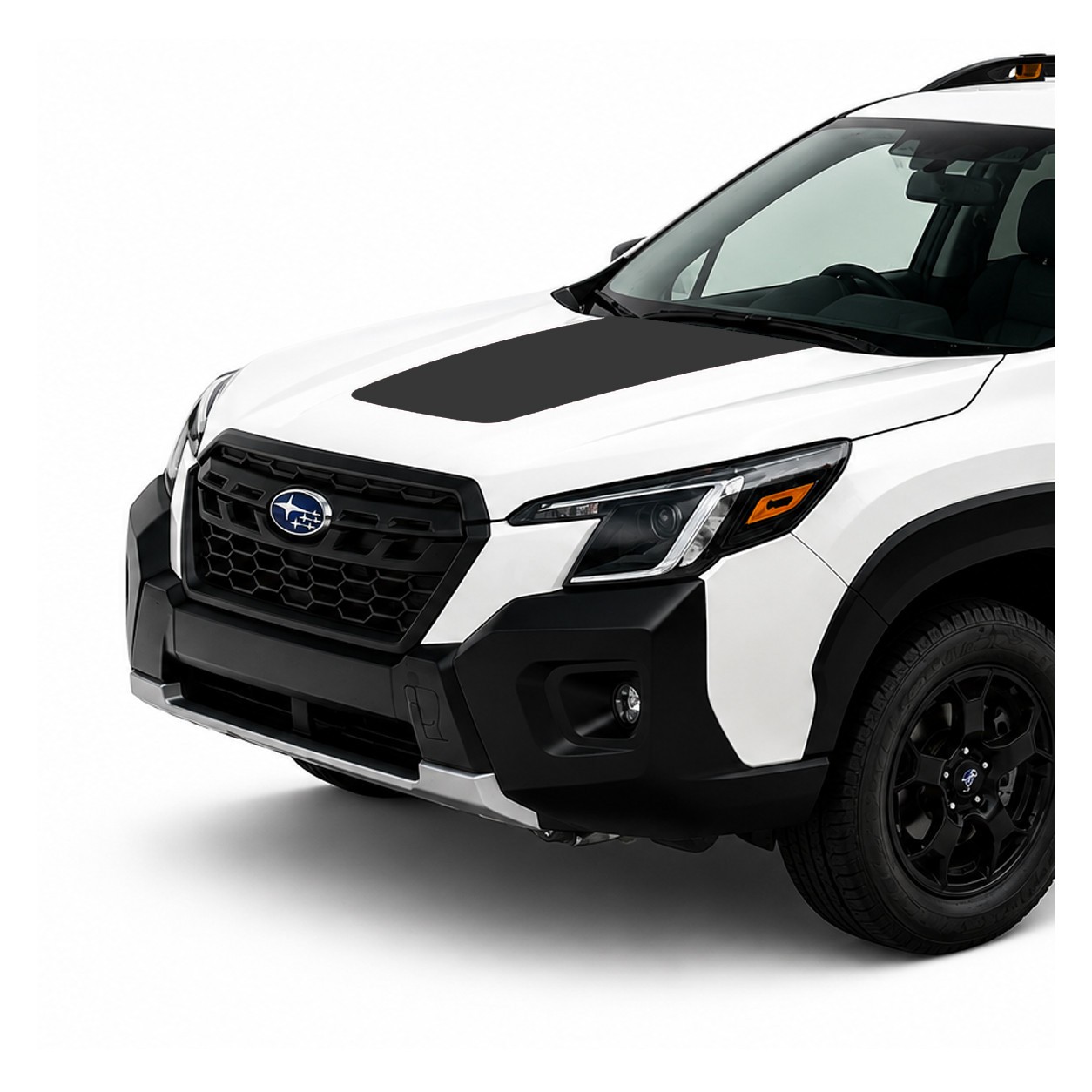 Hood Blackout Racing Stripe Decal Fit Subaru Forester 2017 & up Base Wilderness
