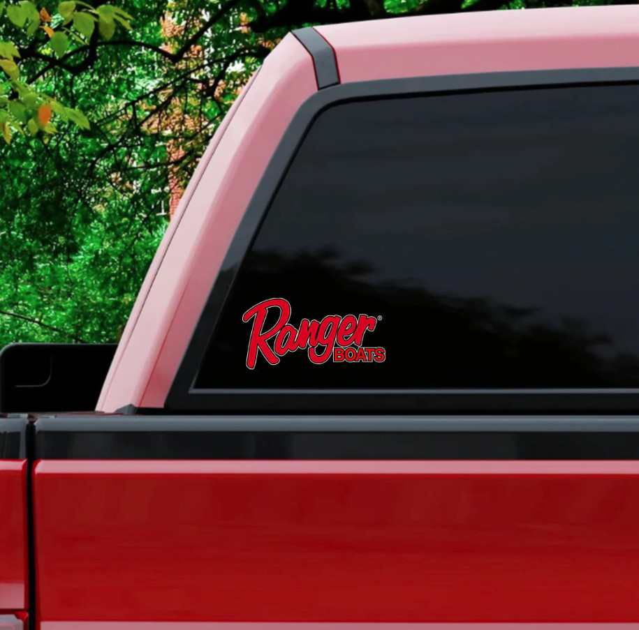 Ranger Boats Fishing Boat Pontoon Sticker Decal Graphic (2 pc) Color, Size