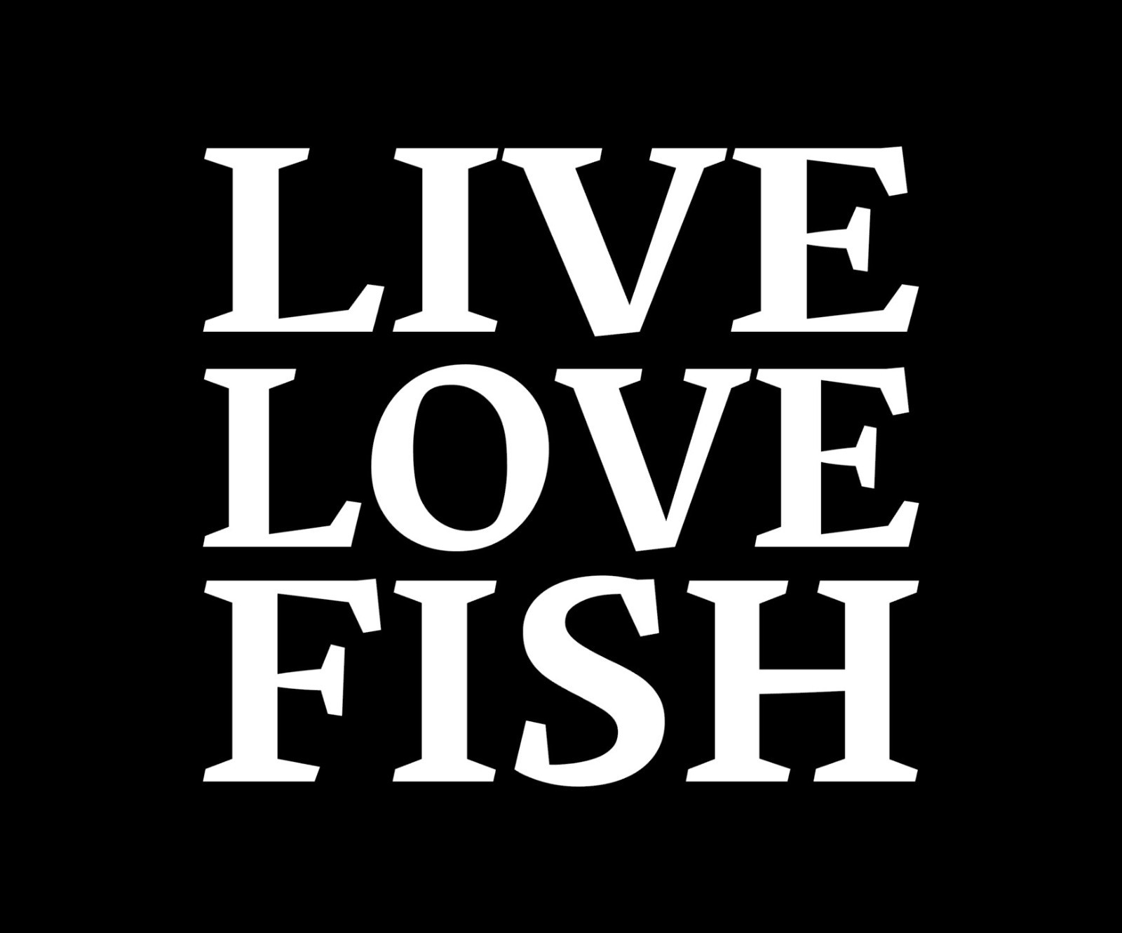 LIVE LOVE FISH Window/Vehicle Laptop Decal for fishermen