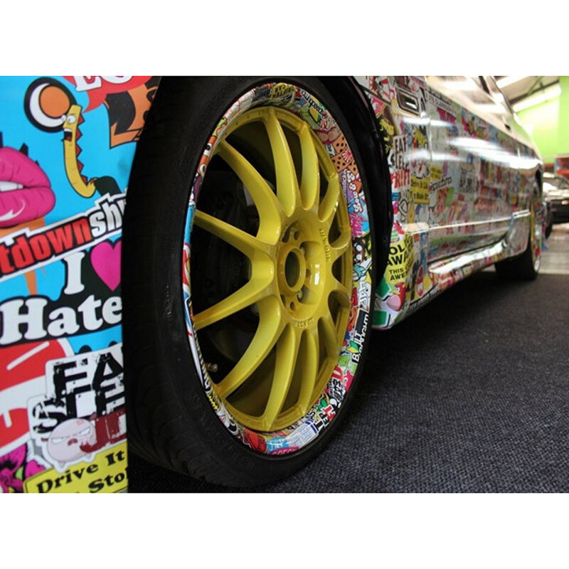 50 Pack Sticker Bomb JDM Car Motorcycle Racing Helmet Vinyl ATV UTV Decals Lot