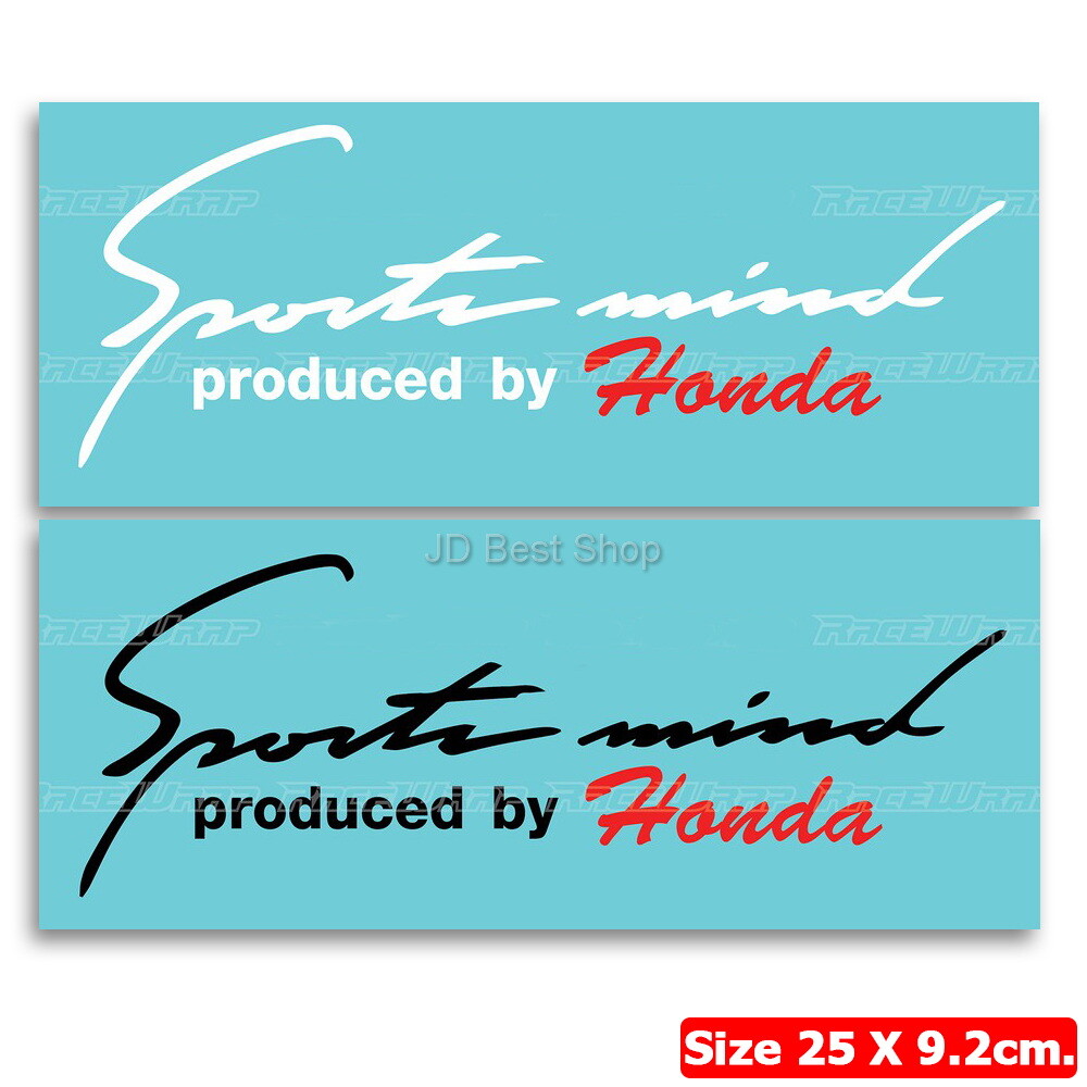 Sticker sportmind by honda All Models Diecut Vinyl JDM Style Japan Corner bonnet