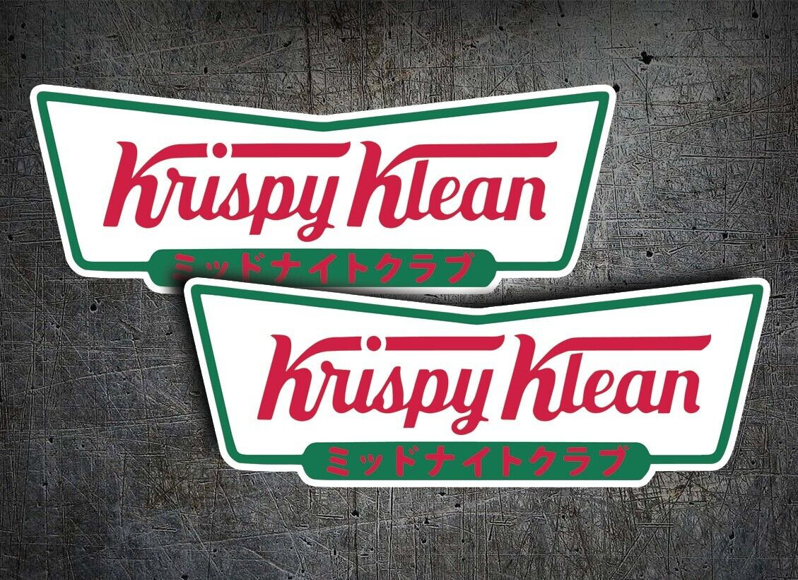 Krispy Klean Vinyl Sticker Decal jdm drift crispy clean fits civic honda evo sti