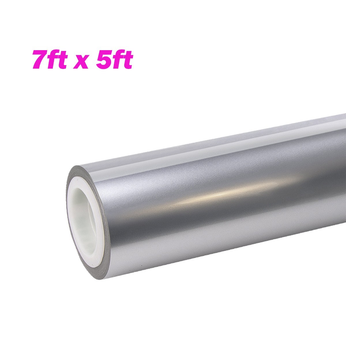 84″x60″ Ultra Gloss PET Liner GT Silver Car Vinyl Wrap Air Release 7FT x 5FT