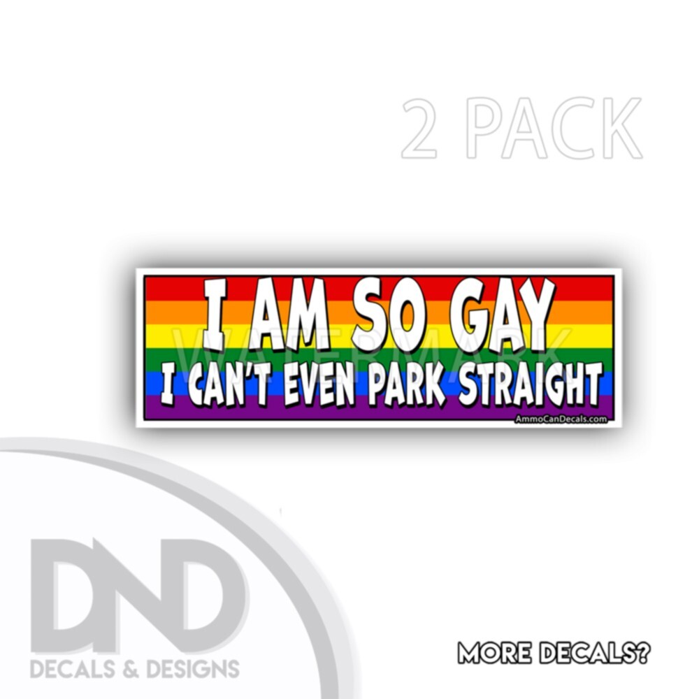 I Can’t Even Park Straight Vinyl Decal Hilarious Sticker Funny D& 2 Pack 9×3