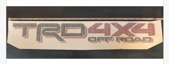 Toyota TRD 4X4 Off Road Decals Genuine OEM 2 sold (one Pair). Free Shipping!