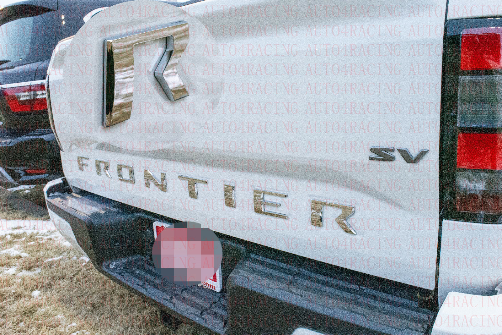 0.32IN raised Chrome letters fits NISSAN FRONTIER 2022 23 tailgate insert
