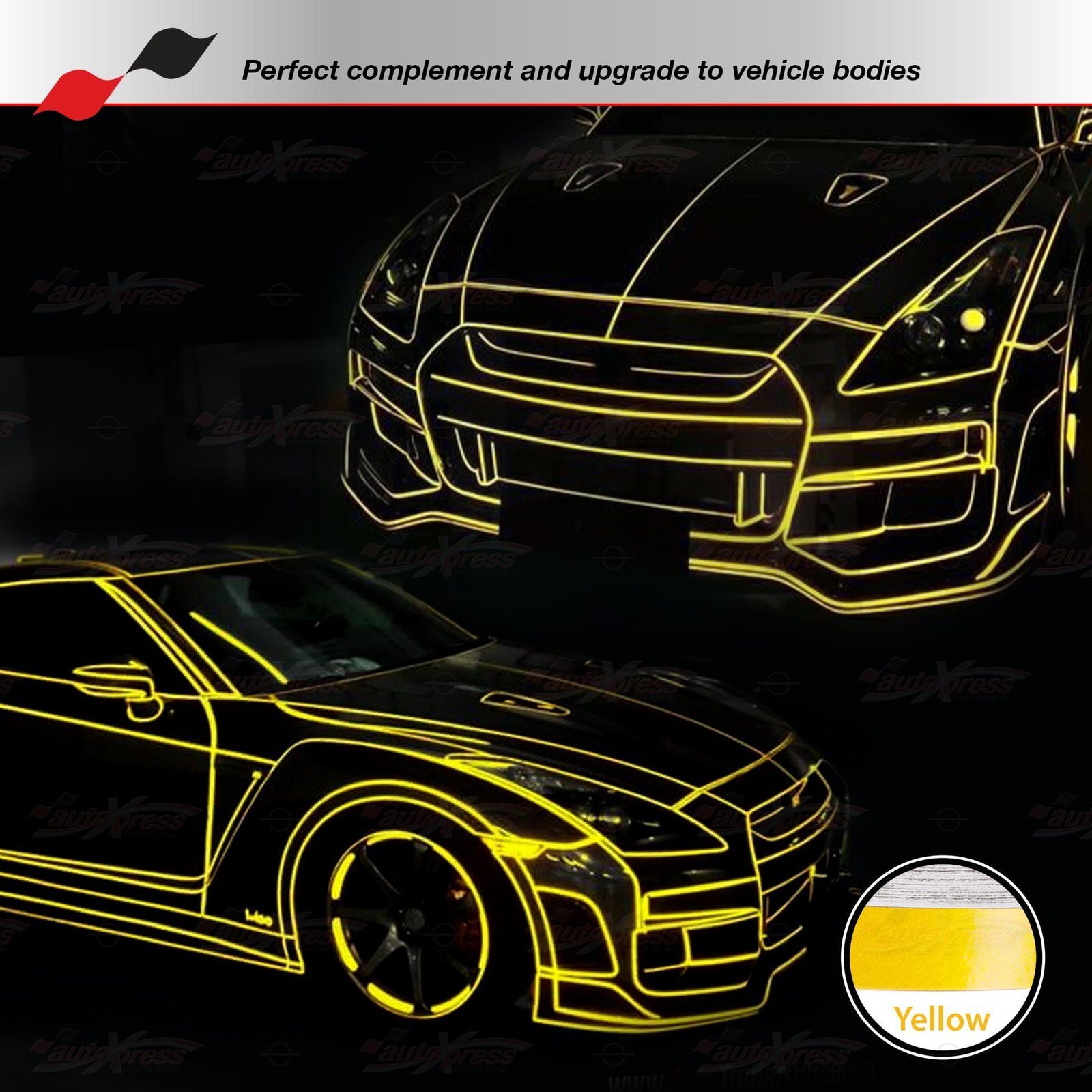 RED Weatherproof REFLECTIVE Adhesive Roll 3M Vinyl Tape Stickers Various sizes