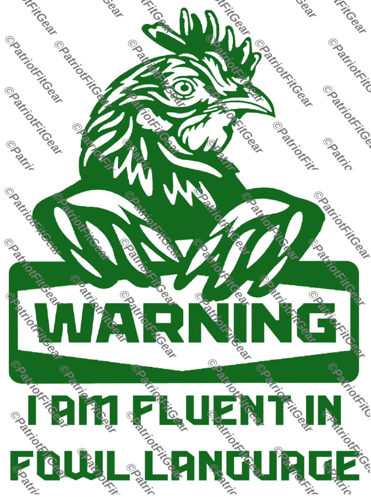 Chickens,I Am Fluent In Fowl Language,Poultry Farm,Hen,Pullet,Custom Vinyl Decal