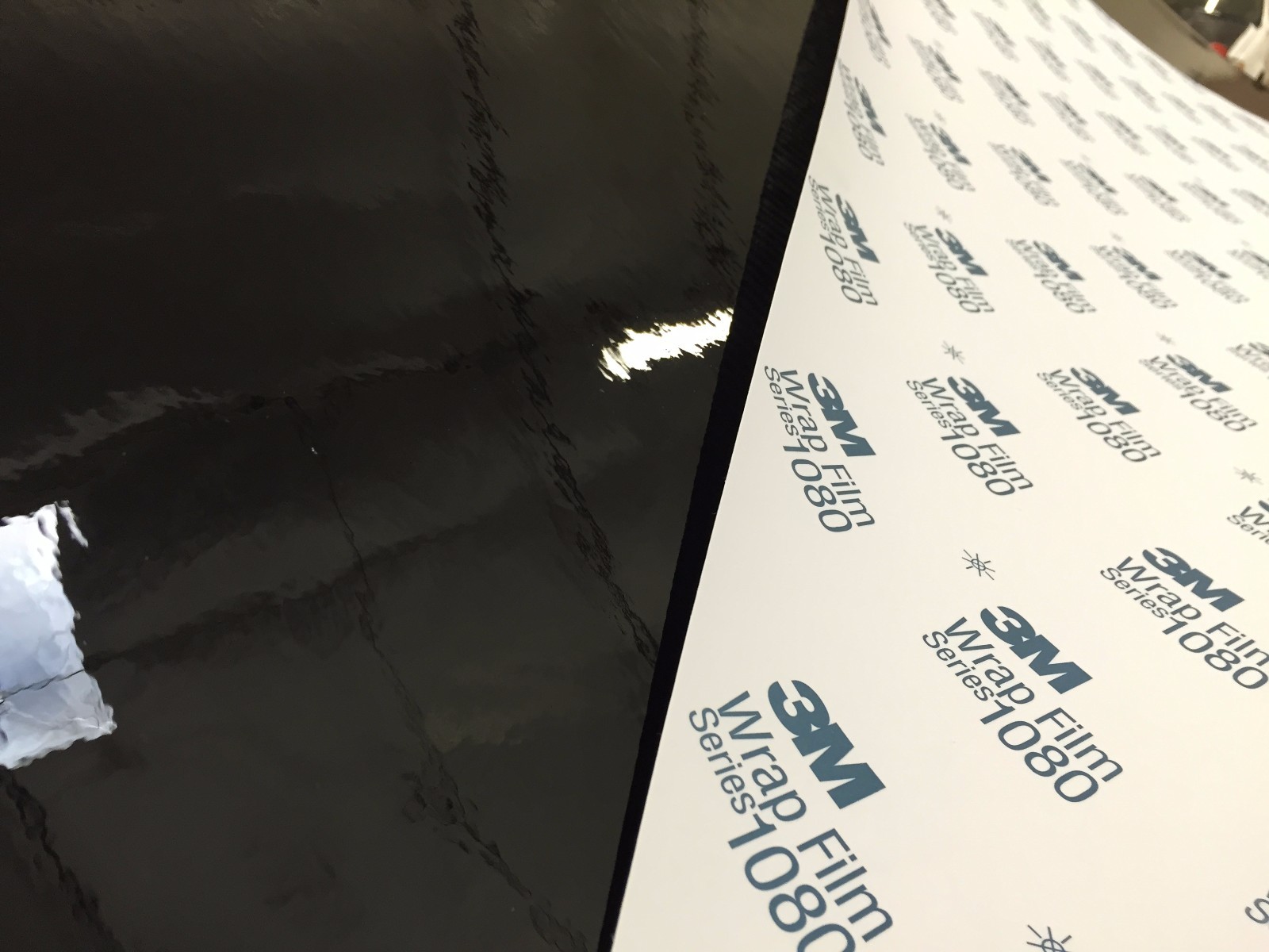 3M 2080 Gloss Black 4FT x 5FT G12 Vinyl Car Auto Vehicle Wrap Film Decal Roll