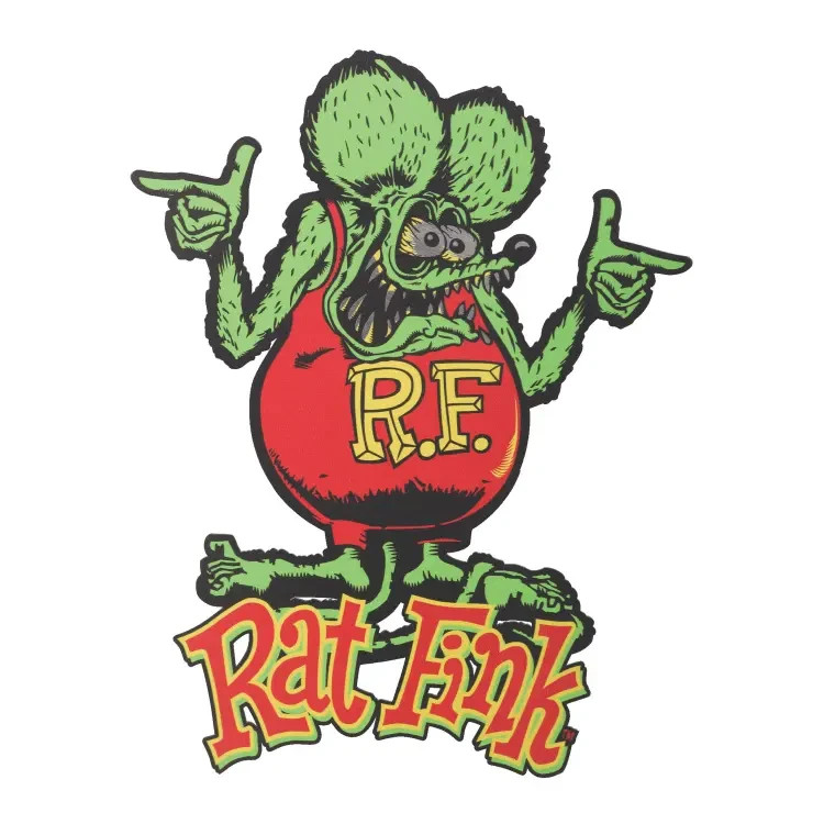 RAT FINK PARTS STICKER DECAL HOT ROD HIGH GLOSS
