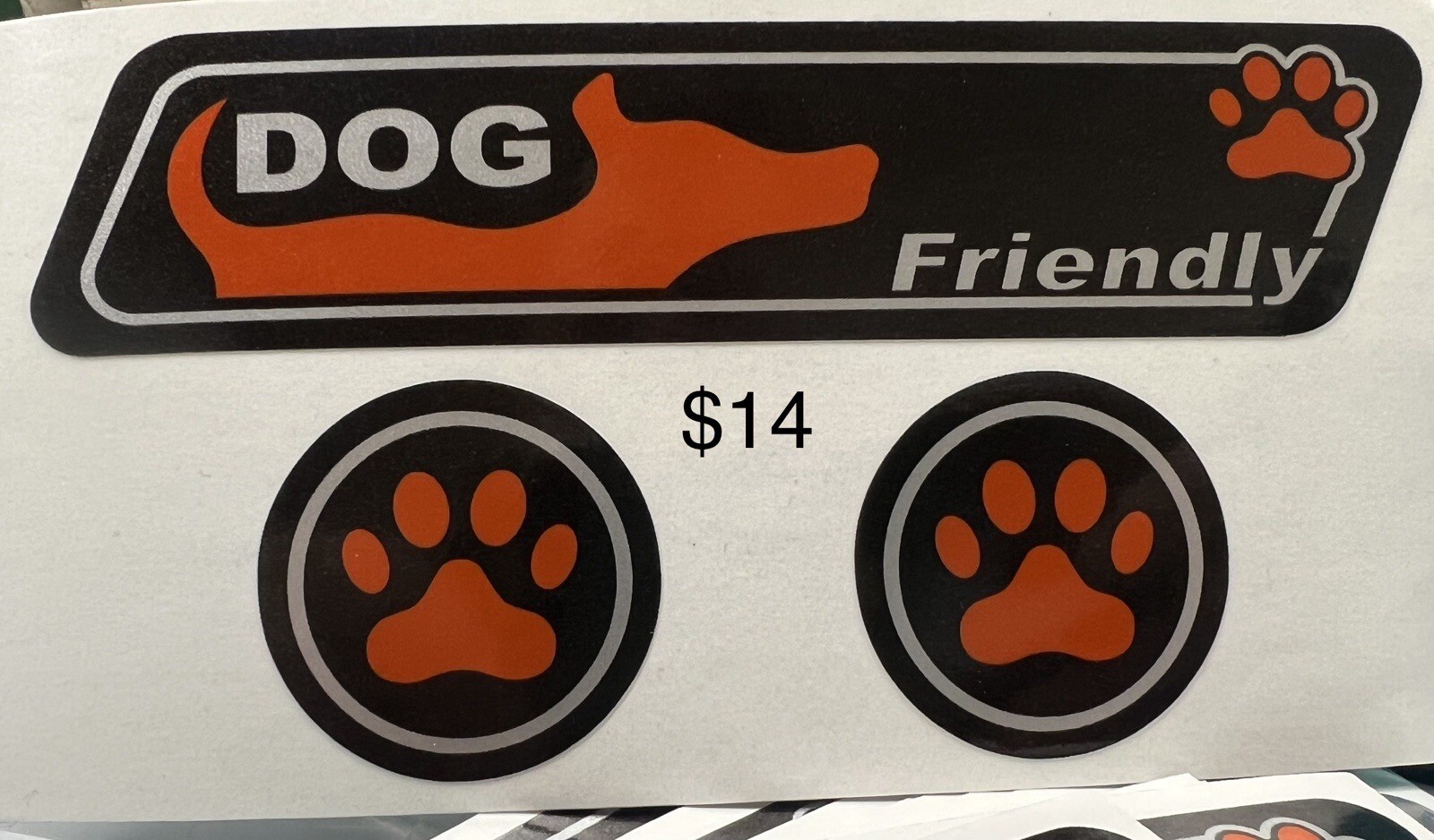 Honda Element Dog Friendly Sticker Reproduction Badge Kit Vinyl Replica Set Pet