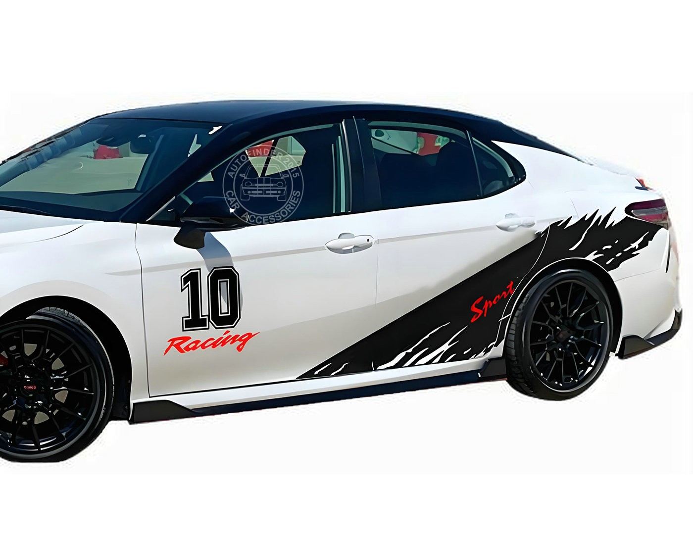 Graphics Motorsport Sticker Decal For Toyota Camry Corolla Racing Sport Stripes