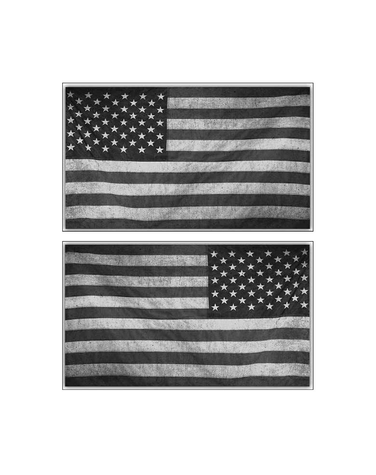 American Flags Subdued Tactical USA Military Flags Set of 2 Decal 2.4×4 p584