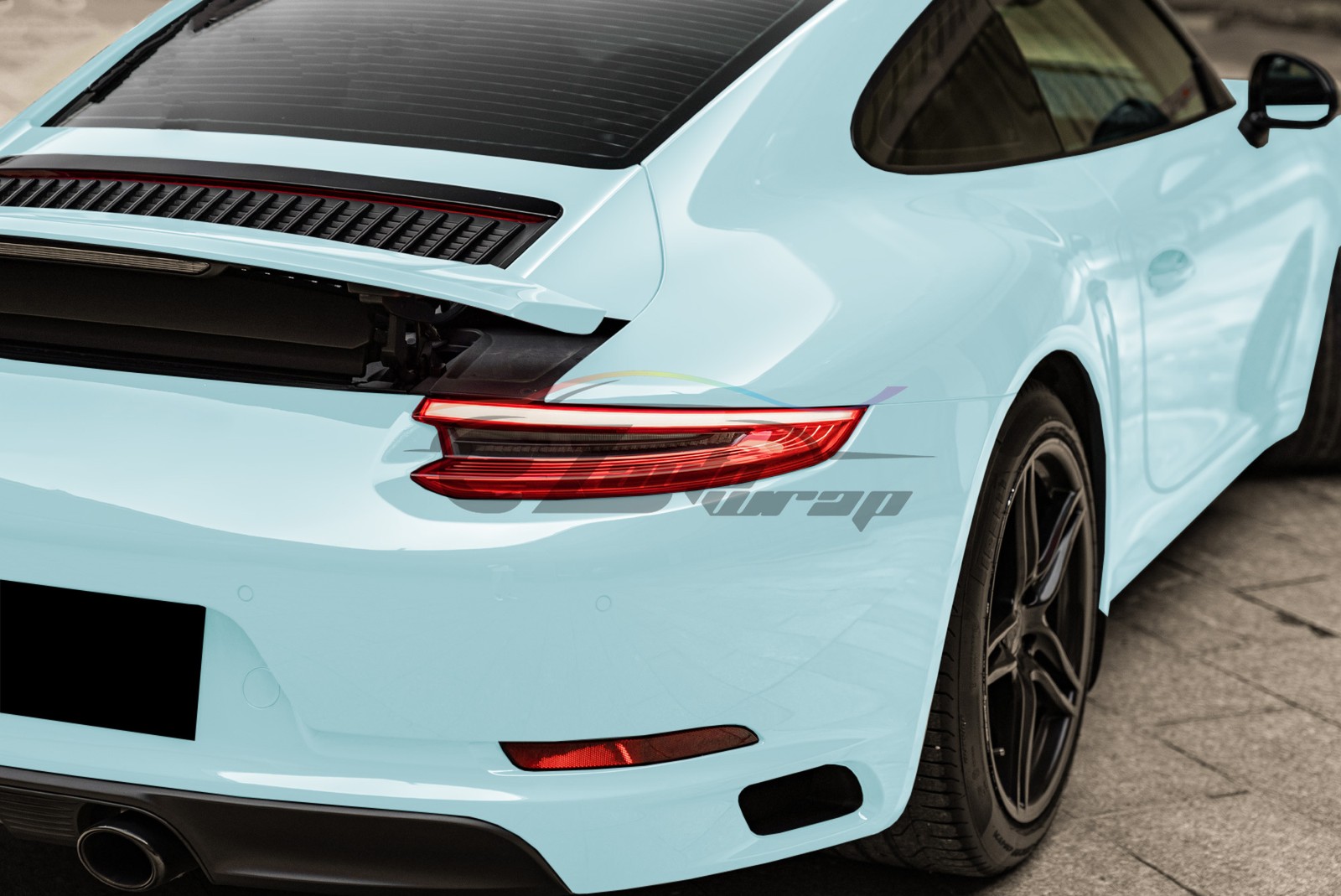 ESSMO PET Super Gloss Ocean Mist Teal Vehicle Vinyl Wrap Decal Glossy Like Paint