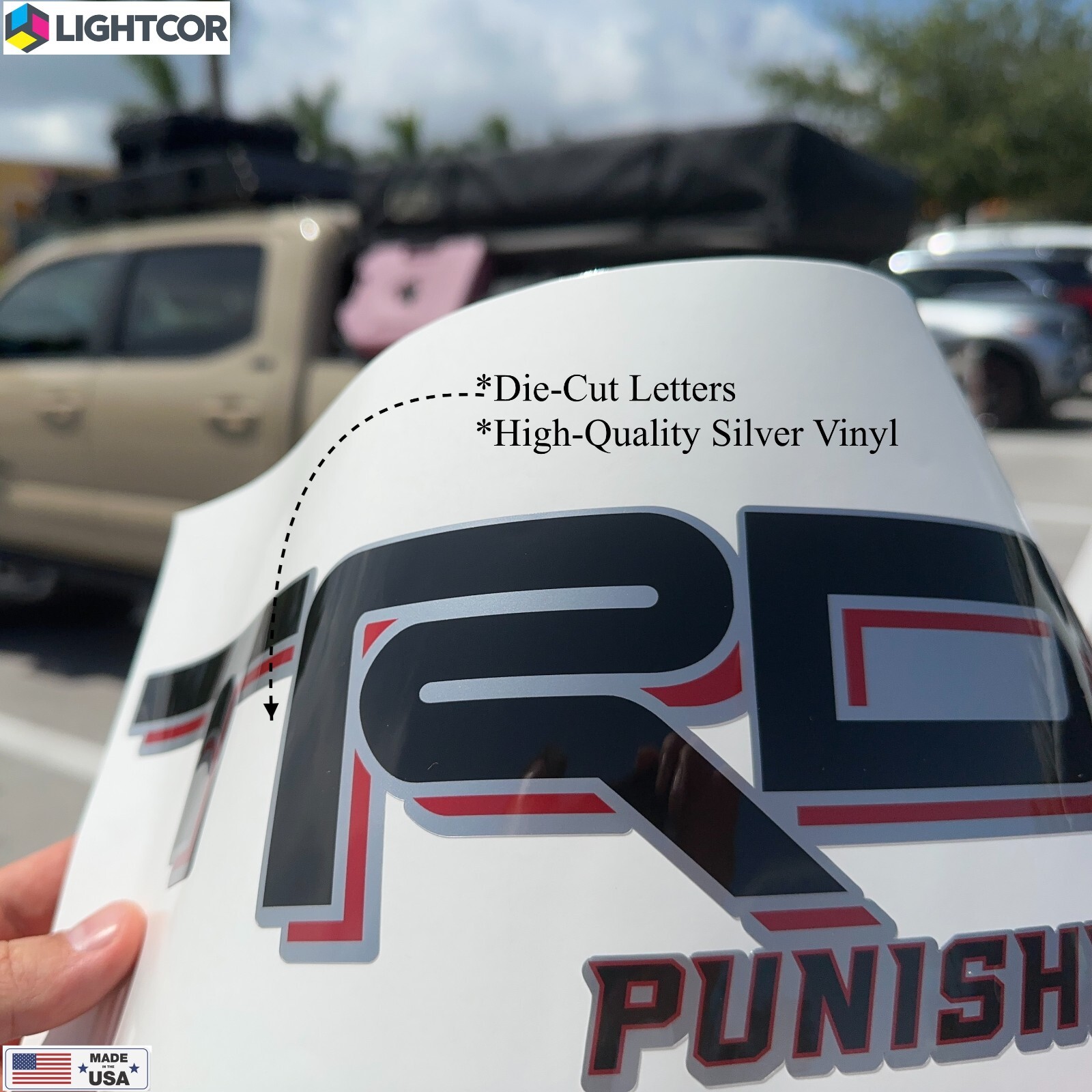 TRD Tacoma Skull Bedside Accessories Exterior Sports Punisher Edition Decals