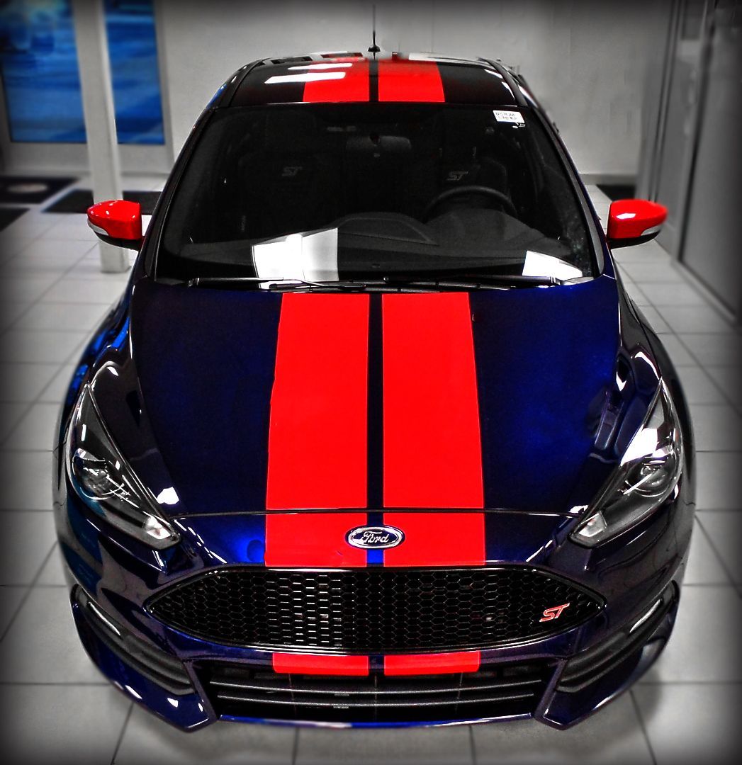 Ford FOCUS Fiesta Escort 10″ Racing Stripes Vinyl Graphic Decal Sticker 36 FEET
