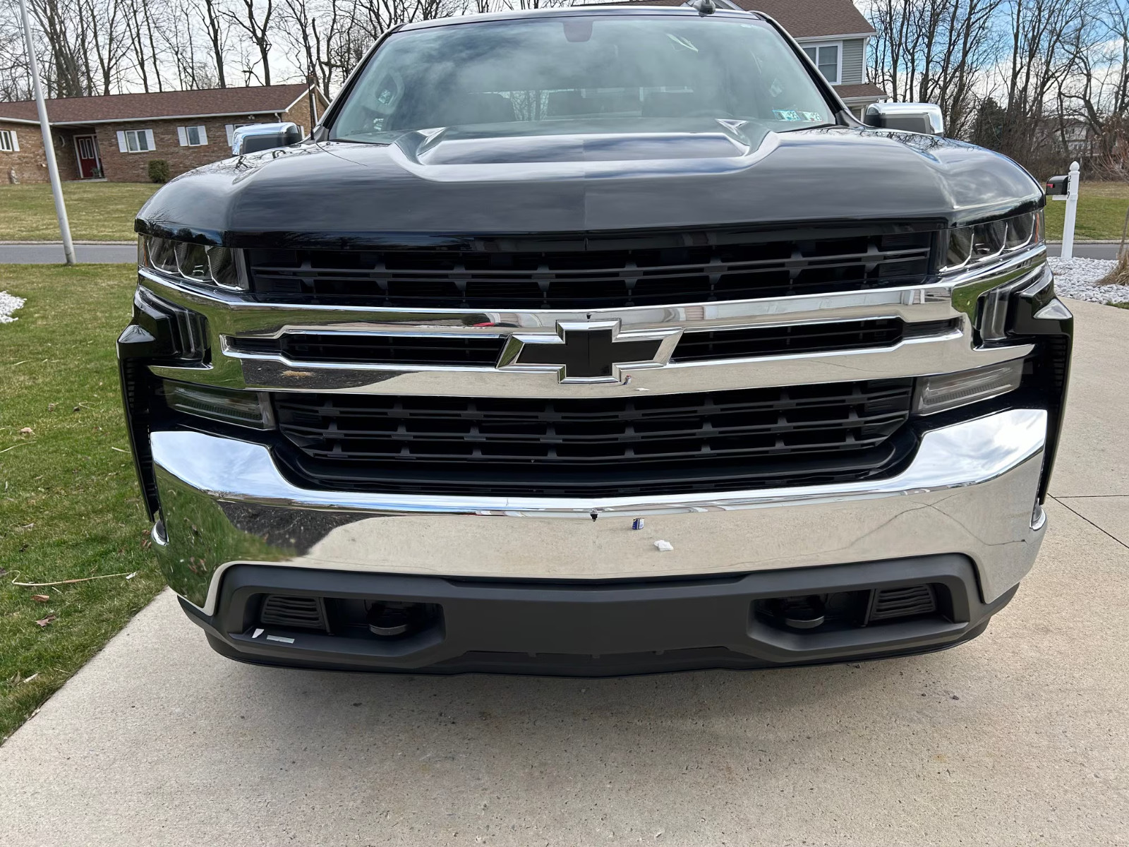 2019-2025 Chevy Silverado Gloss Black Bowtie Overlay Decals Set of 2 (DIY)