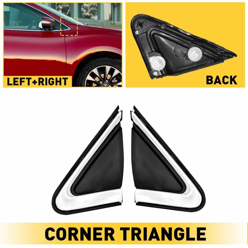 Front Right Left Side Fender Trim/Mirror Finisher For Nissan Sentra 13-19 B