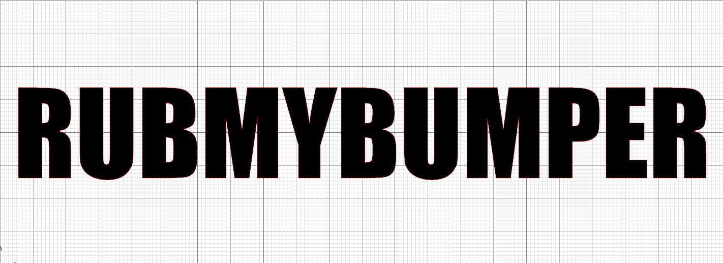 2.1″ x 10.5″ Vinyl Bumper Sticker Oracal 651 Multicolor Die Cut Decal