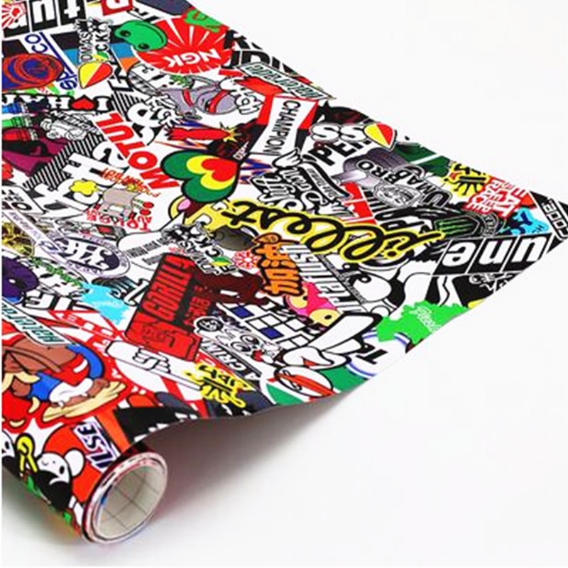 Sticker Decal Bomb Wrap Cartoon Panda Graffiti For Car Scooters Suitcase DIY