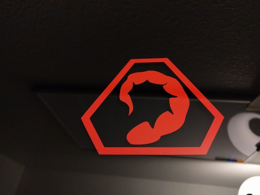 2 Pack Command & Conquer NOD Gloss Red Vinyl Decal Sticker 4″1/2 x 3″ 3/4