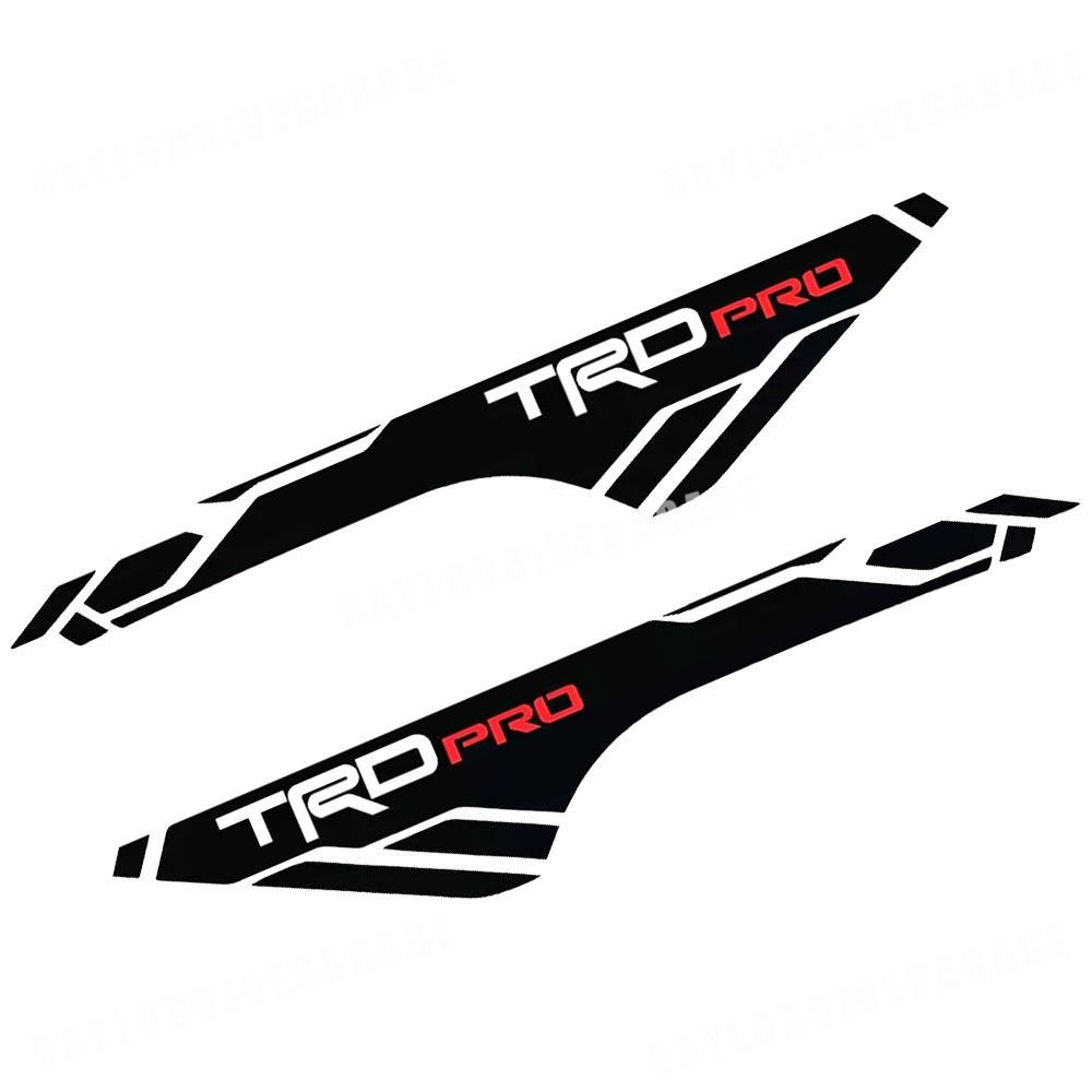 2pcs For Tacoma TRD PRO Letter 2016-2023 Bed Side Vinyl Decals Stickers Kit