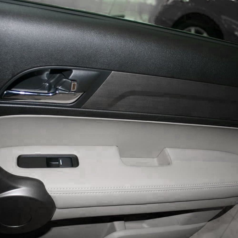 2/4Pcs Front Armrest Door Panels Cover Fit 2007-2012 CR-V CRV Honda Leather Gray