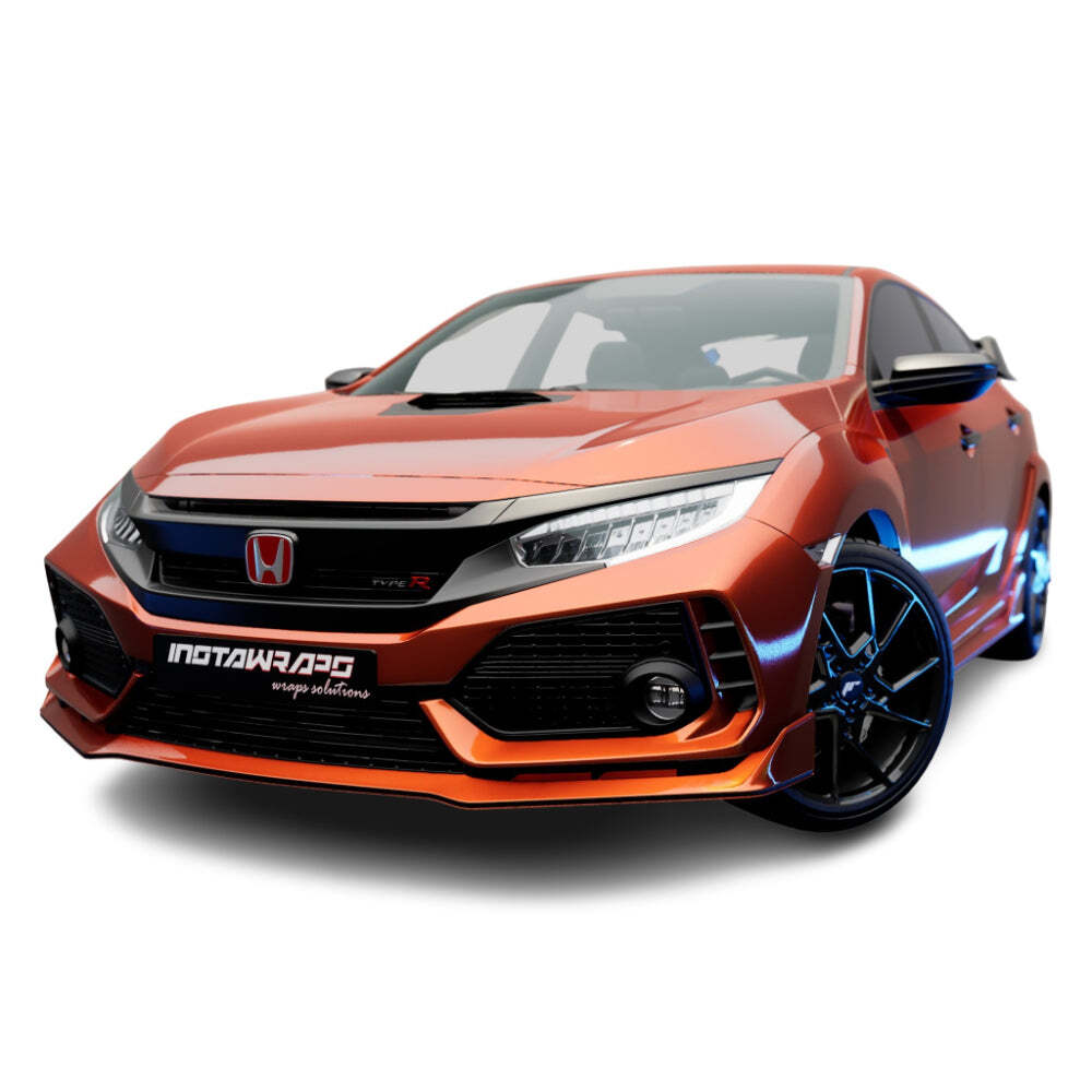 3M 1080 / 2080 Scotchprint Gloss Fiery Orange Vinyl Car Wrap Film | G364