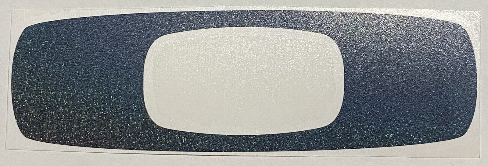 Oakleys “O” Black Glitter Rainbow Oil Slick Decal Sticker