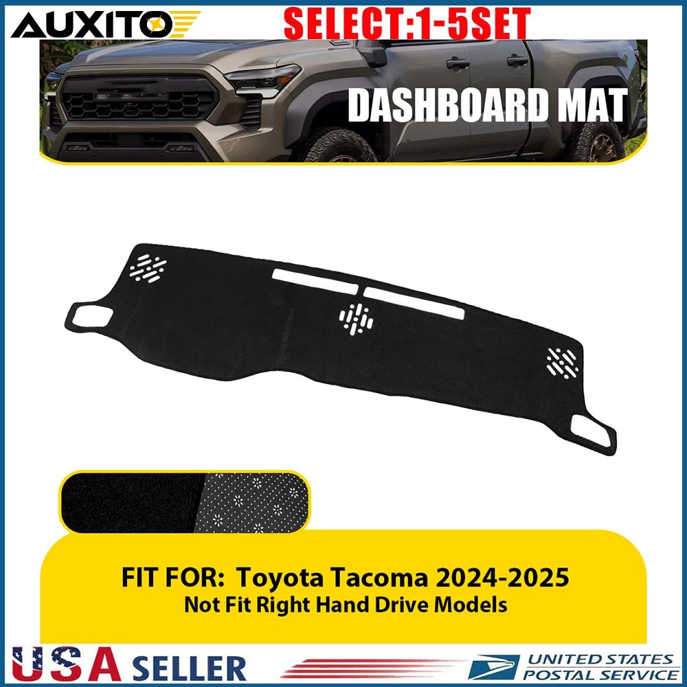 For Toyota Tacoma 2024 25 Dash Pad Cover Mat Dashboard Protection Anti-Slip 1-5X