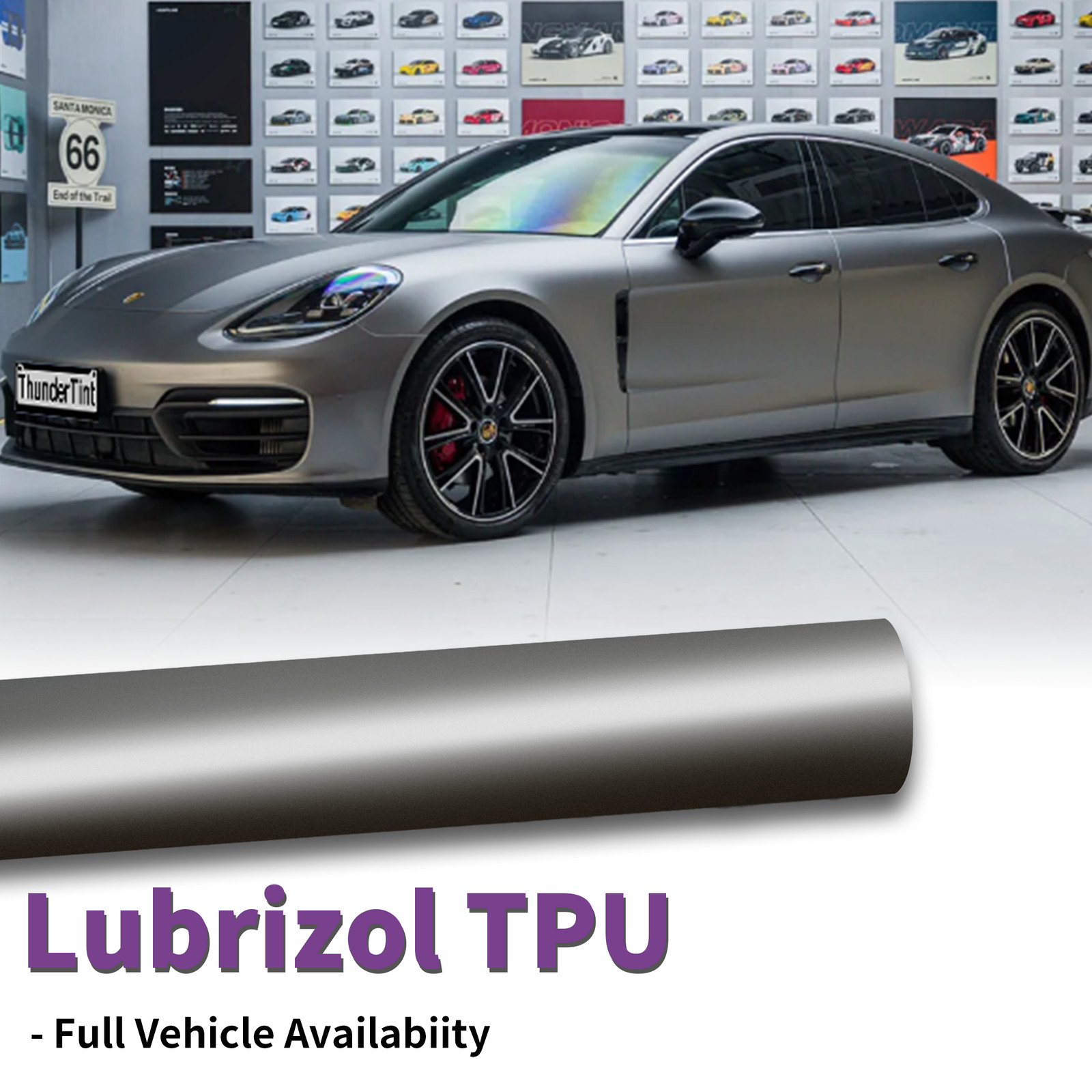Car Auto Sticker Film Genuine Metal Silver Vinyl Wrap Decal Bubble Free Sheet