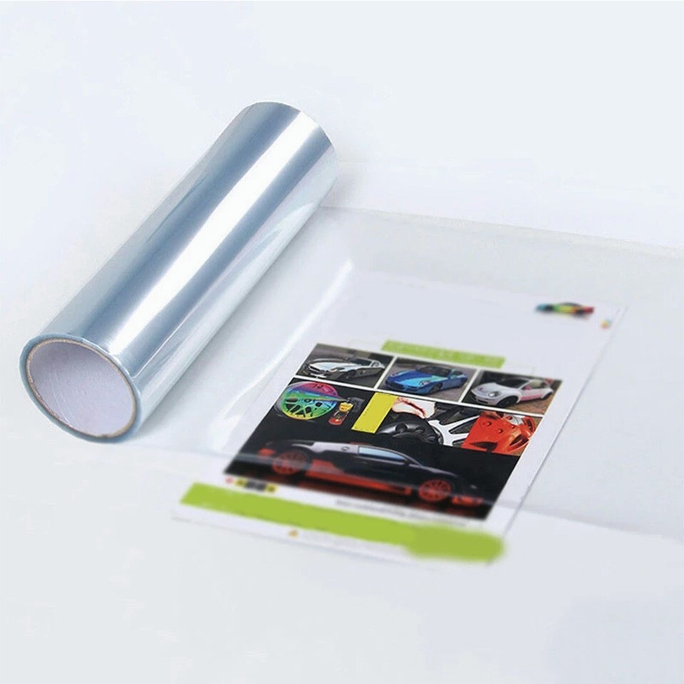 Fit For Headlight Taillamp Transparent Lens Vinyl Protection Film 12”x78”