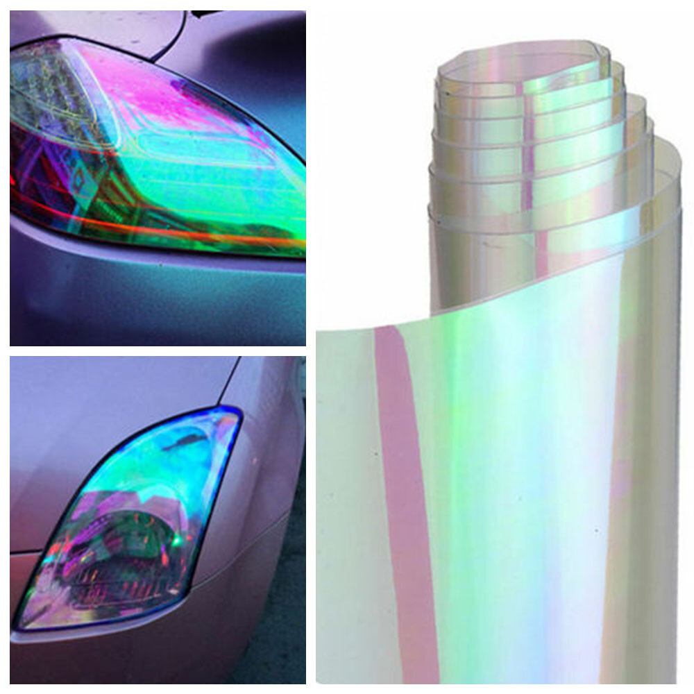 Camaleón Neo Chrome Dark Smoke Tint Headlight Taillight Fog Light Vinyl Film